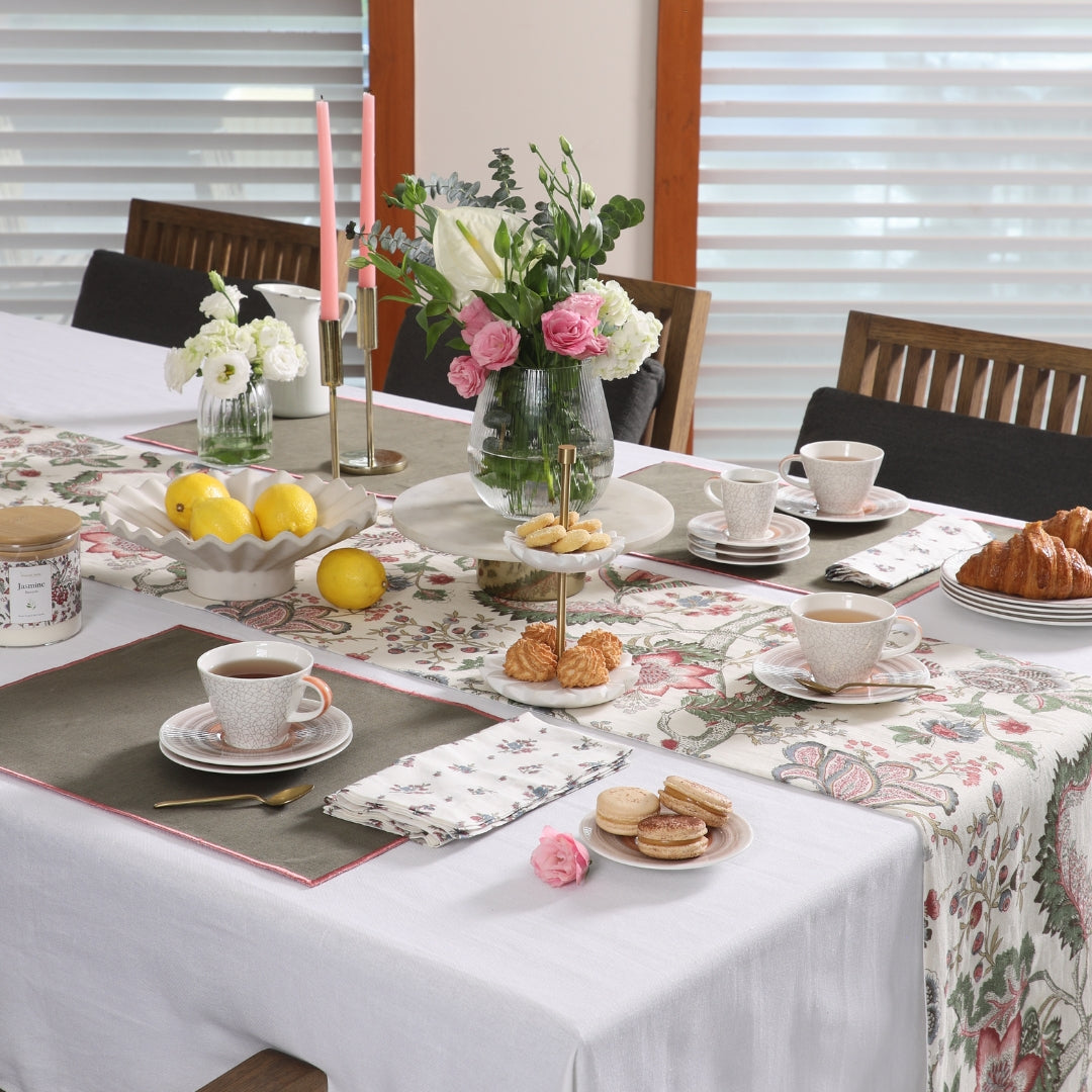 Wildflower Green Table Linen Set