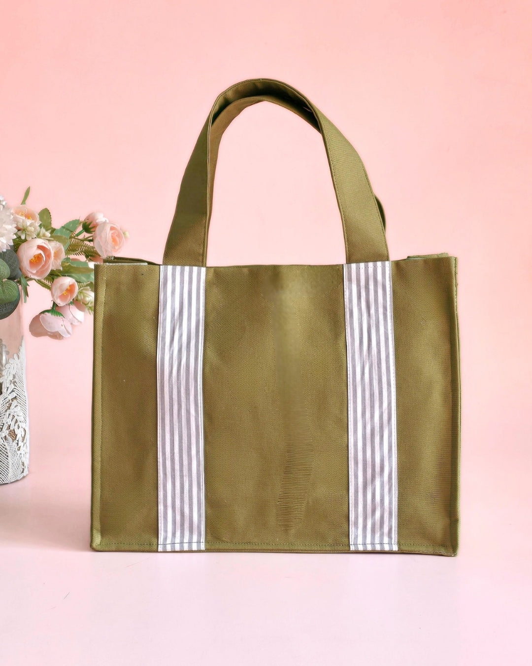 Olive Green Lunch Bag
