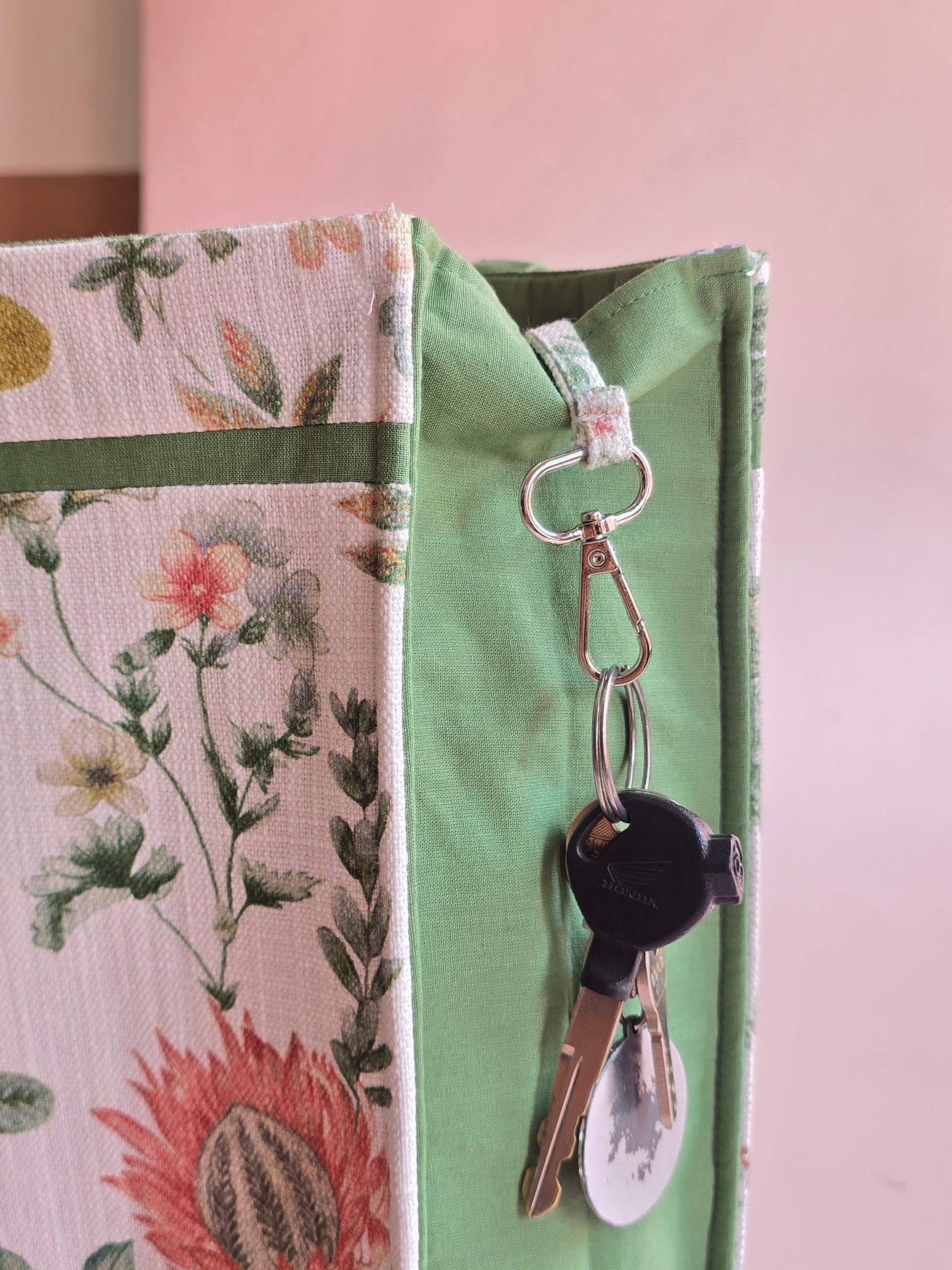 Spring Floral Tote Bag