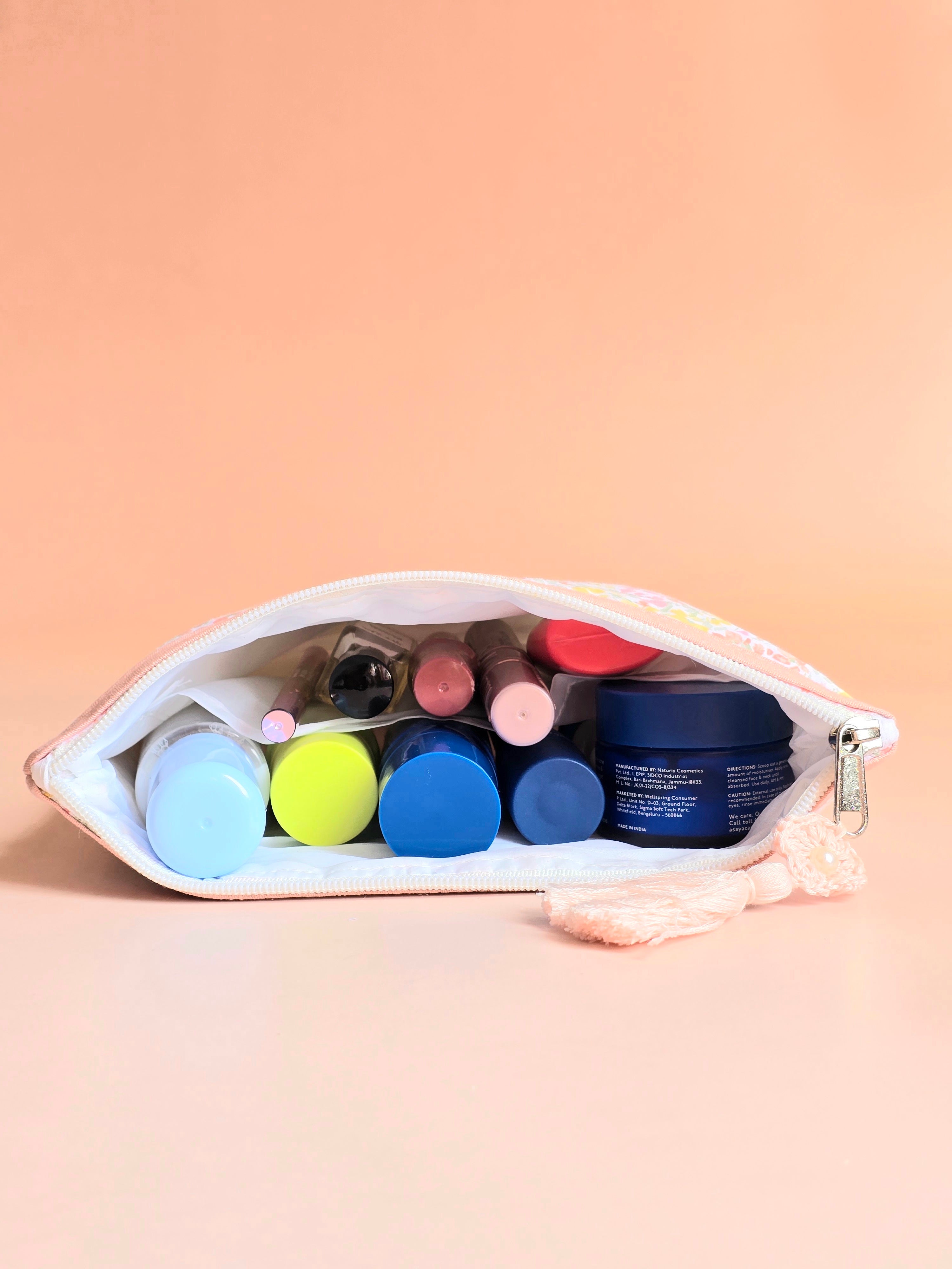 Blush Petal Accessories Pouch